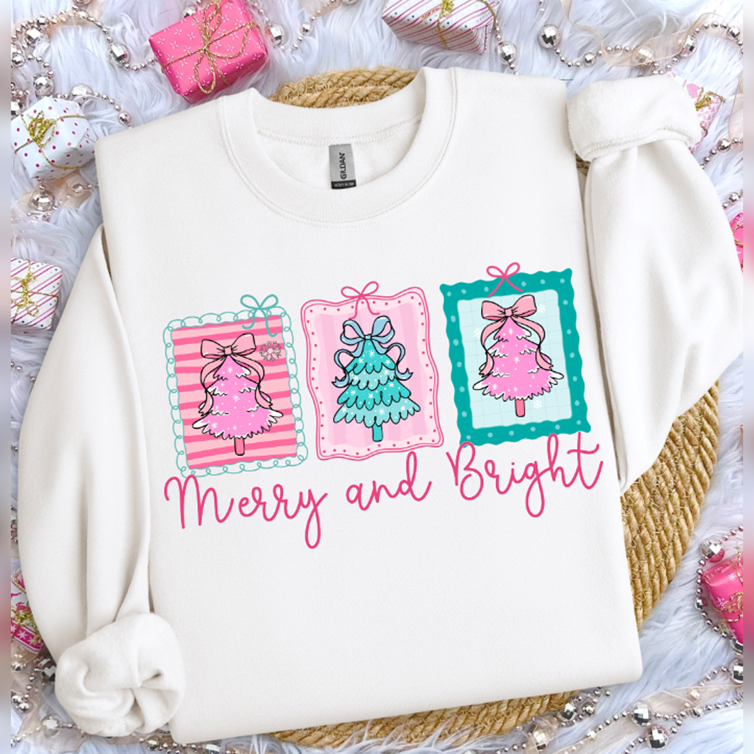 Merry and Bright Trio – DTF Transfer