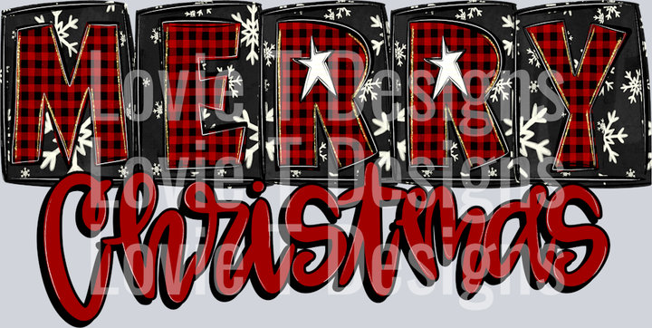 Merry Christmas Blocks