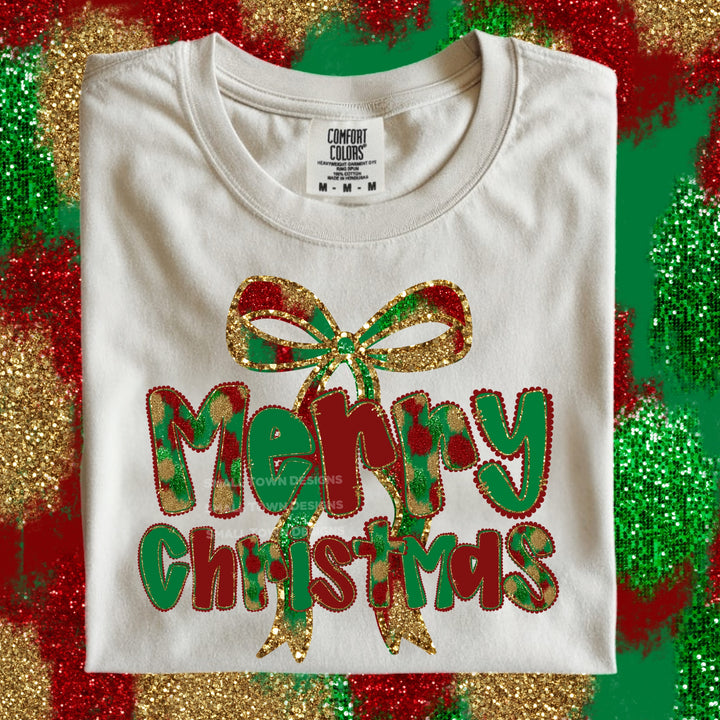 MERRY CHRISTMAS BOW