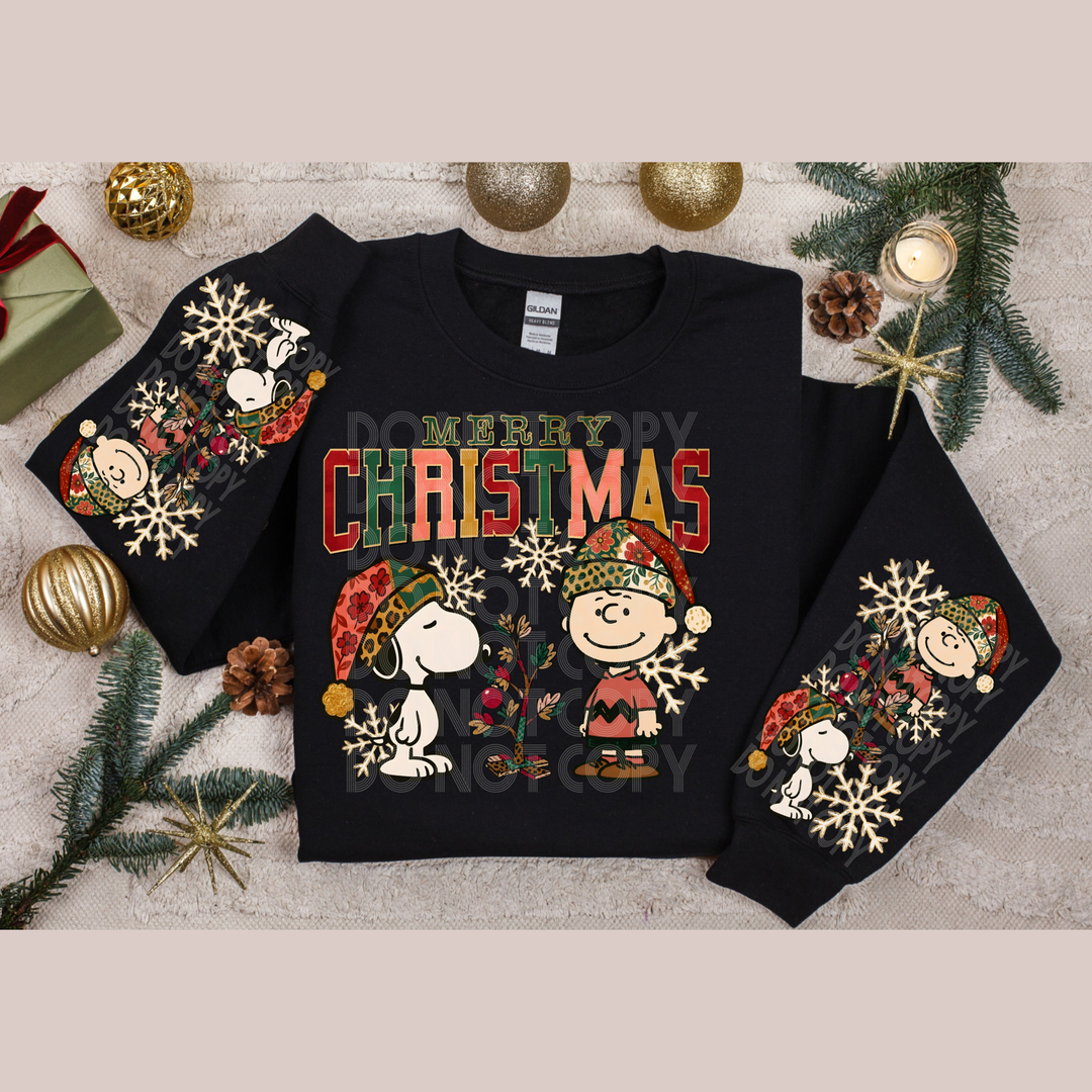 Merry Christmas Peanuts – DTF Transfer