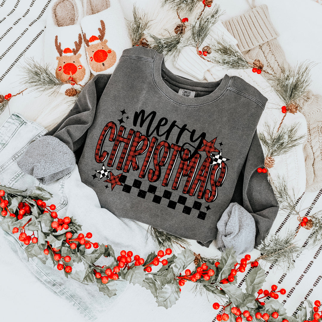 MERRY CHRISTMAS PLAID