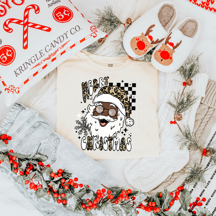 MERRY CHRISTMAS SANTA DARKER SKIN