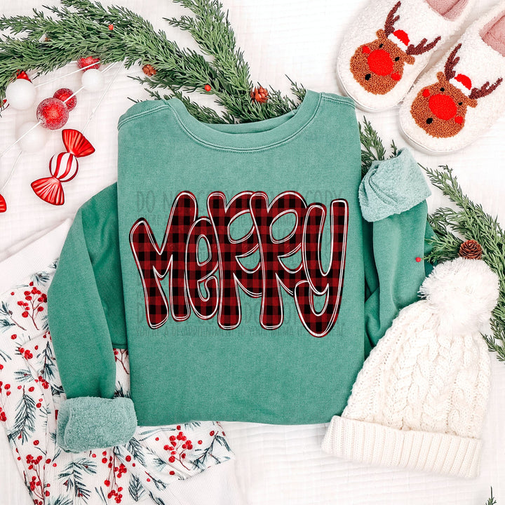 MERRY FUNKY DOODLE BUFFALO CHECK