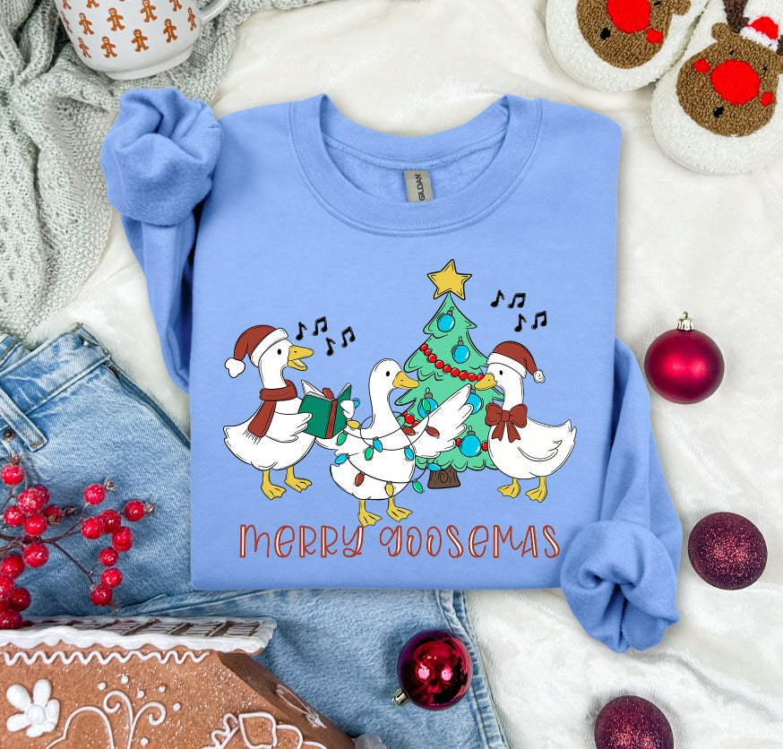Merry Goosemas DTF transfer design – image 1