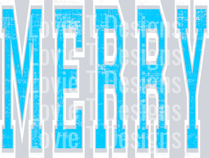MERRY OVERSIZED BRIGHT BLUE