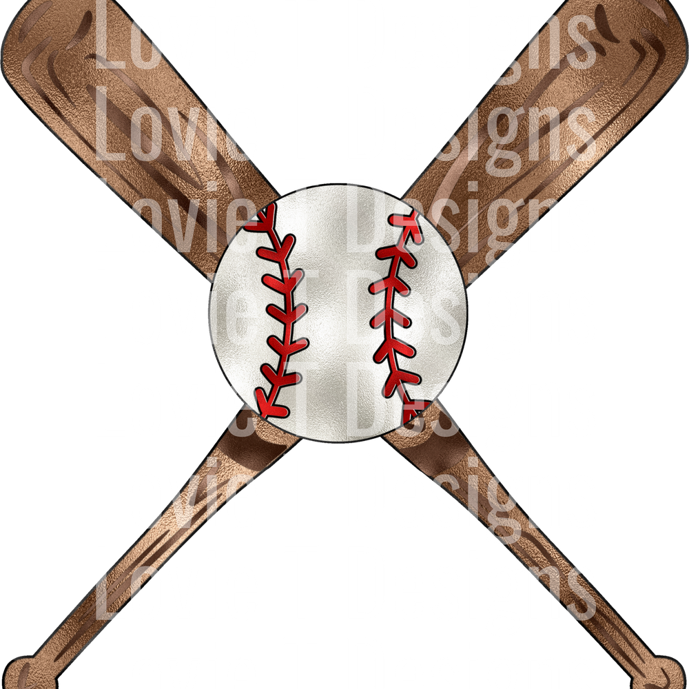 METALLIC BASEBALL AND BATS