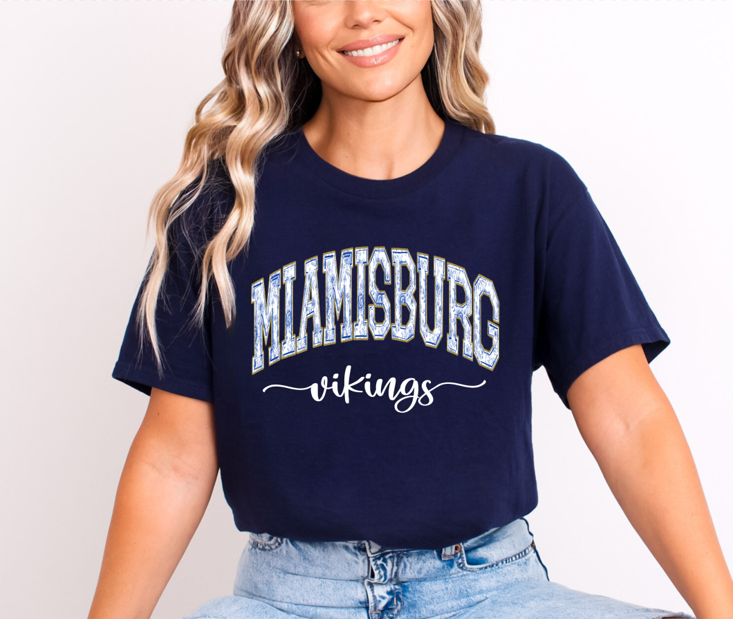 MIAMISBURG VIKINGS BLUE TOILE