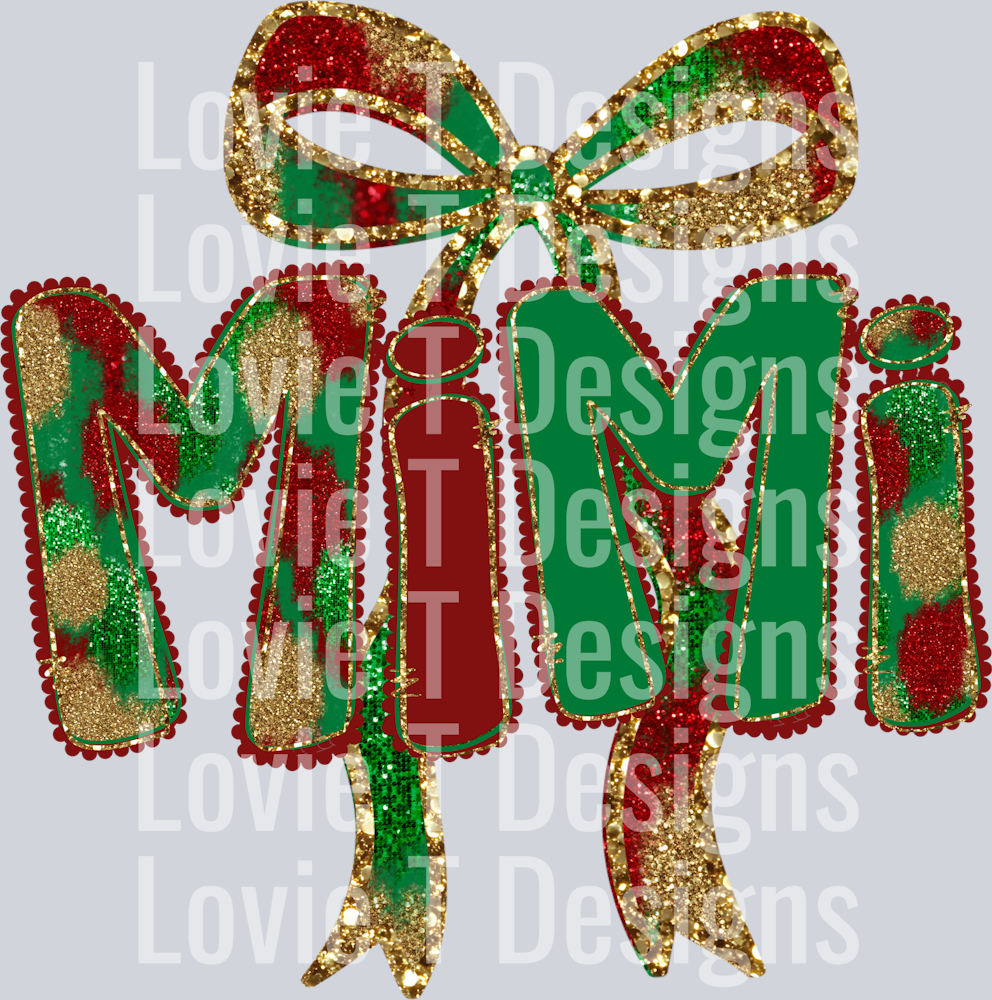mimi Christmas bow