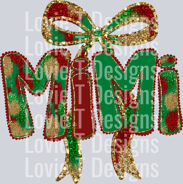 mimi Christmas bow