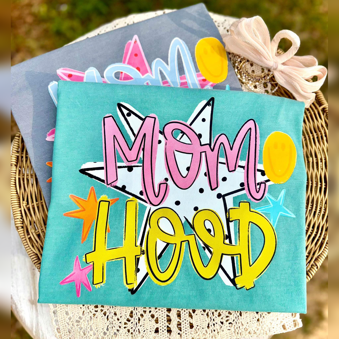 Mom Hood Dotted Star – DTF Transfer