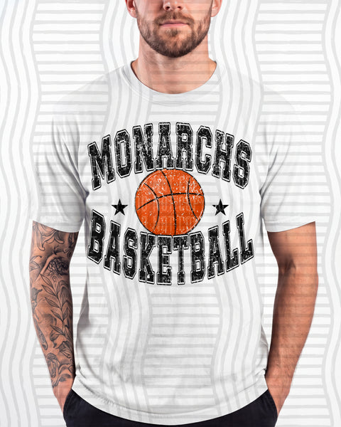 Basketball Varsity Mascots Monarchs design