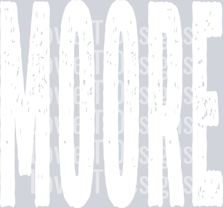 MOORE OVERSIZED WHITE GRUNGE