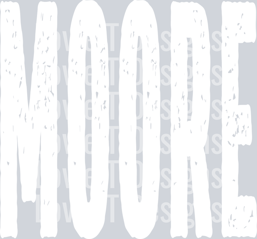 MOORE OVERSIZED WHITE GRUNGE