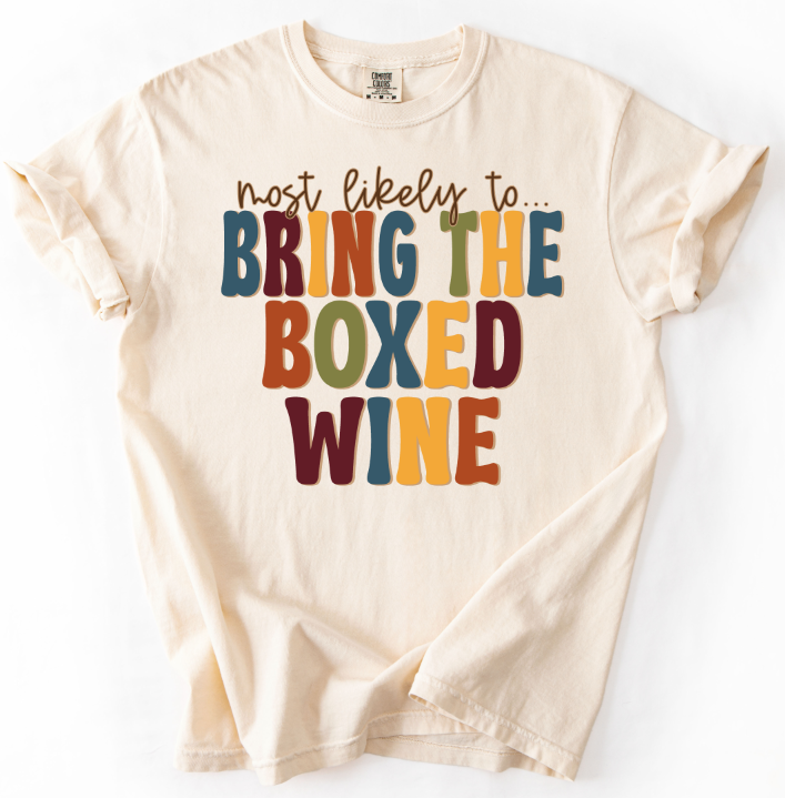 MOST LIKELY TO BRING THE BOXED WINE