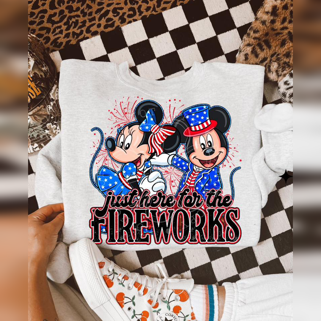 Mouse Fireworks – DTF Transfer