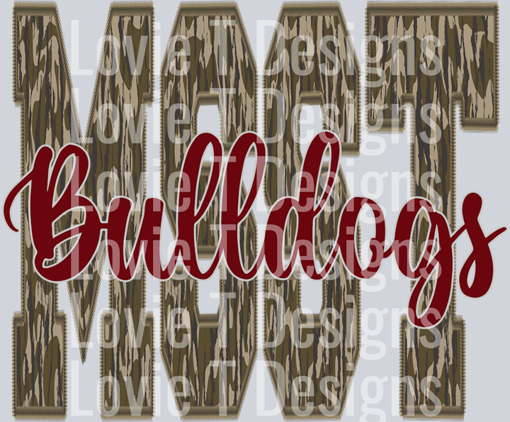 MSST Woodland Camo Initials