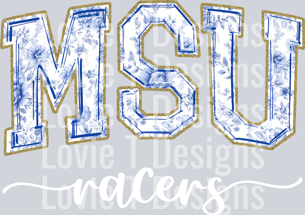 MSU RACERS BLUE TOILE