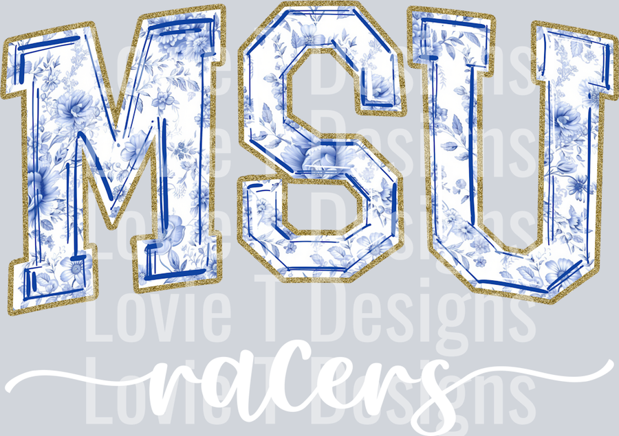MSU RACERS BLUE TOILE