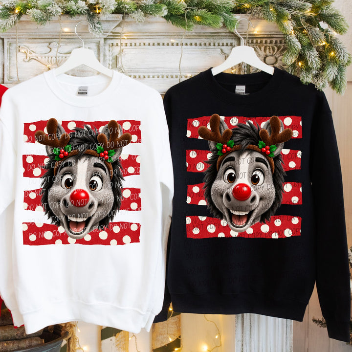 Mule Reindeer Spirit Mascots DTF transfer