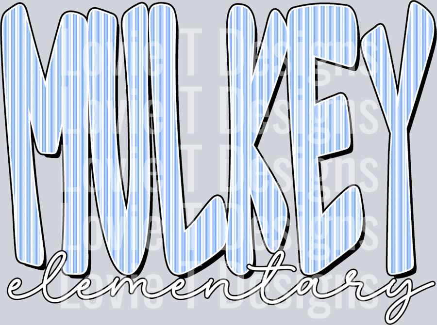 MULKEY ELEMENTARY COLUMBIA SEERSUCKER