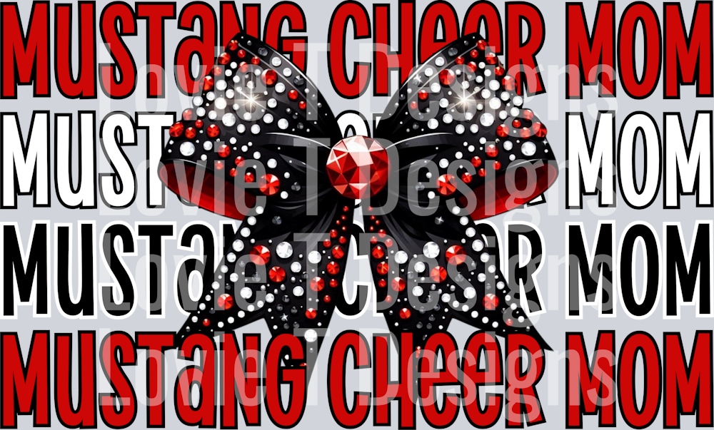 Mustang cheer mom