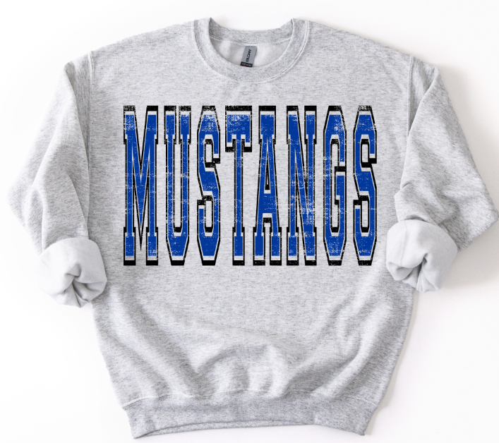 MUSTANGS 323058 AND BLACK VARSITY STYLE