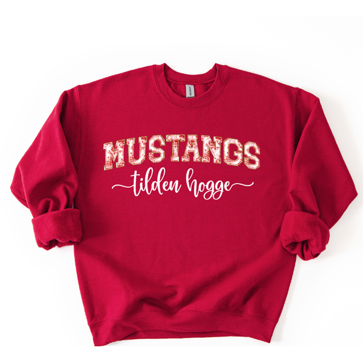 Mustangs Tilden Hogge Red Toile – DTF Transfer