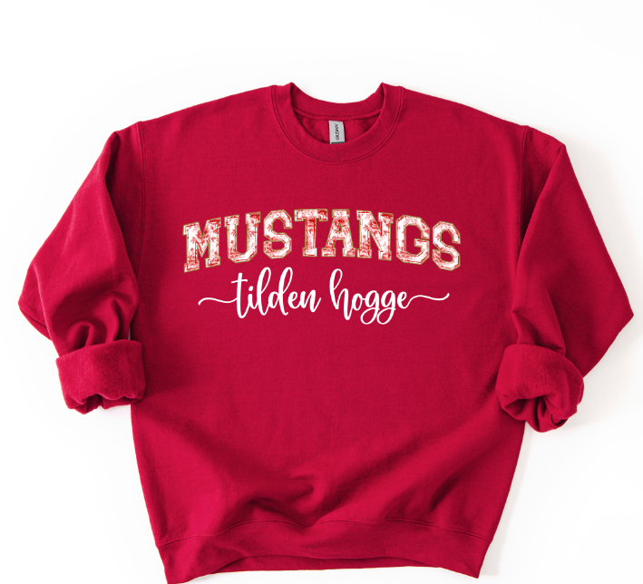 MUSTANGS TILDEN HOGGE RED TOILE