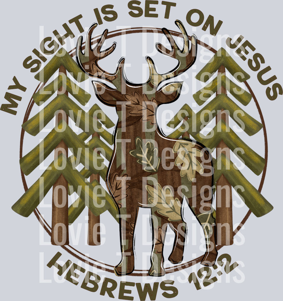 MY SIGHT IS SET ON JESUS BROWN