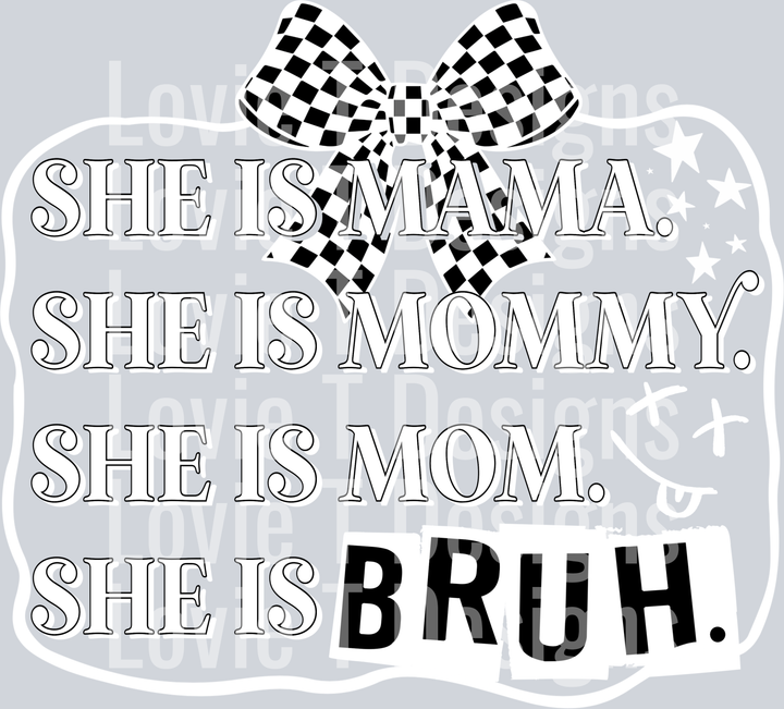 Mama Bruh White