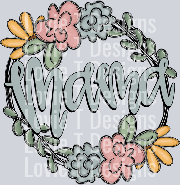 Mama Floral Doodle