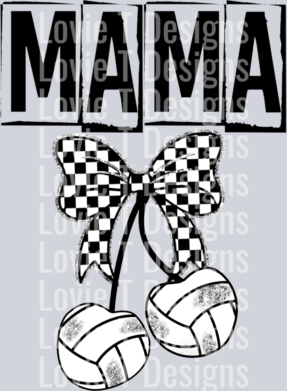Mama Volleyball Cherries