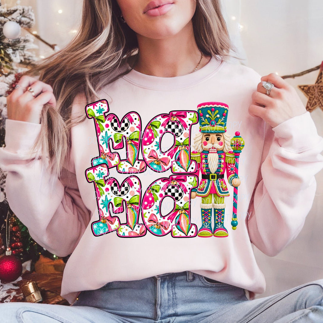 Mama Nutcracker DTF transfer mockup