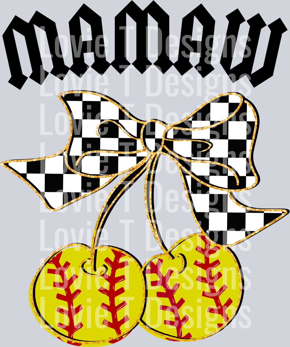Mamaw Softball Cherries