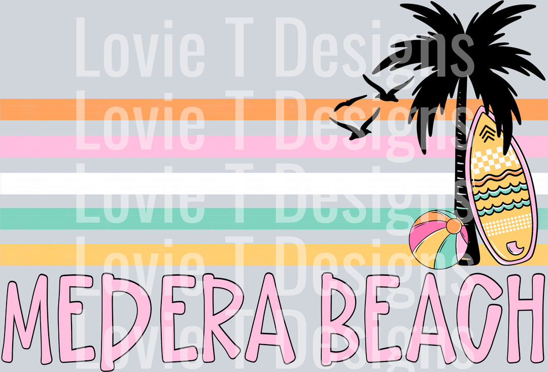 Medera Beach Retro Stripe