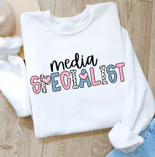 MEDIA SPECIALIST occupations DTF transfer design