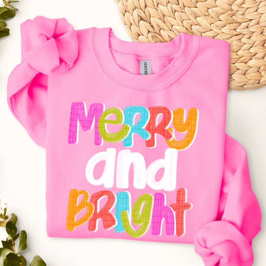 Merry And Bright-Lovie T Designs