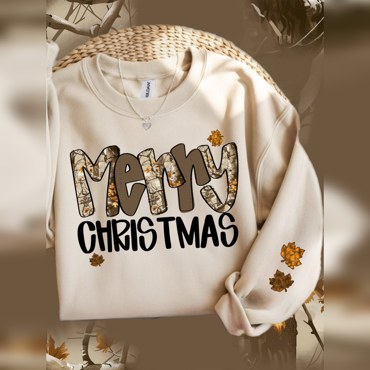 Merry Christmas Camo – DTF Transfer