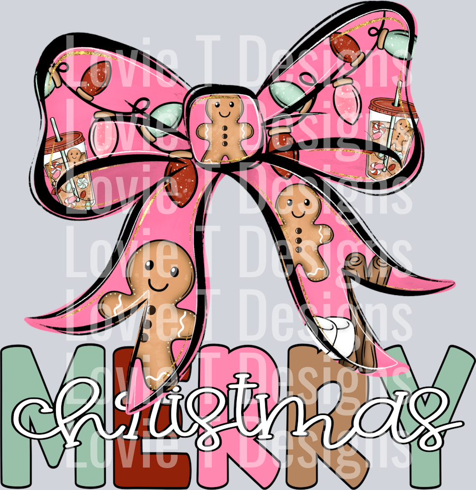 Merry Christmas bow