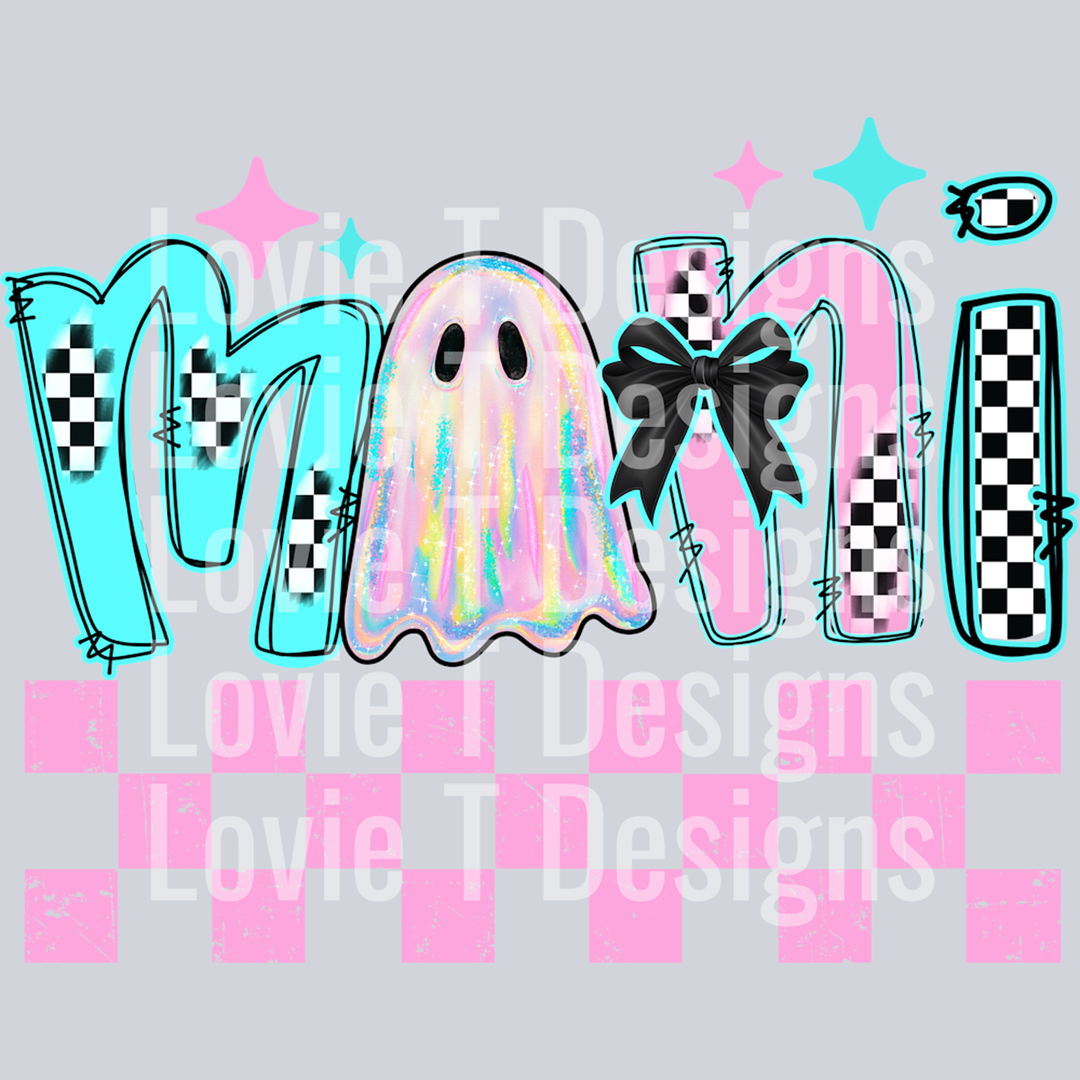 Mini Ghost Holographic Ghost – DTF Transfer