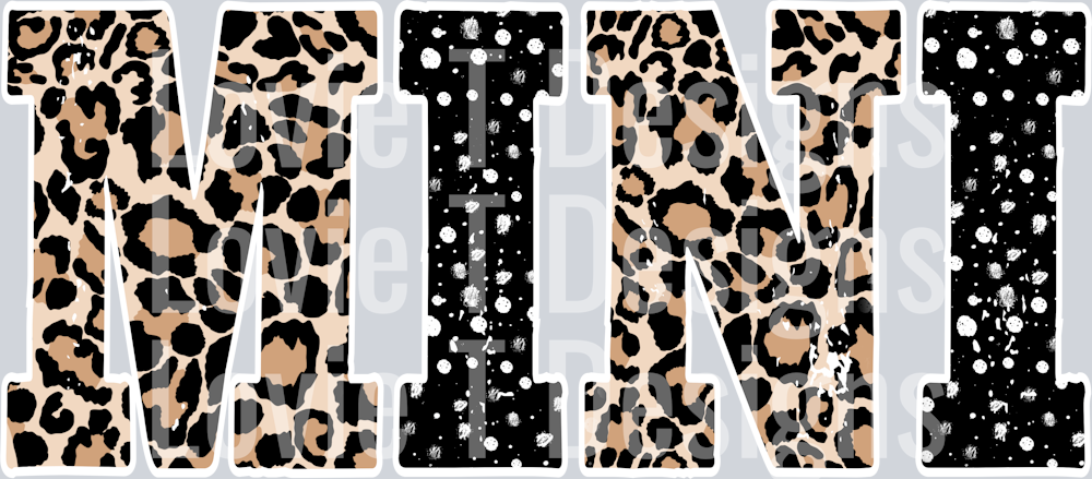 Mini leopard polka dots