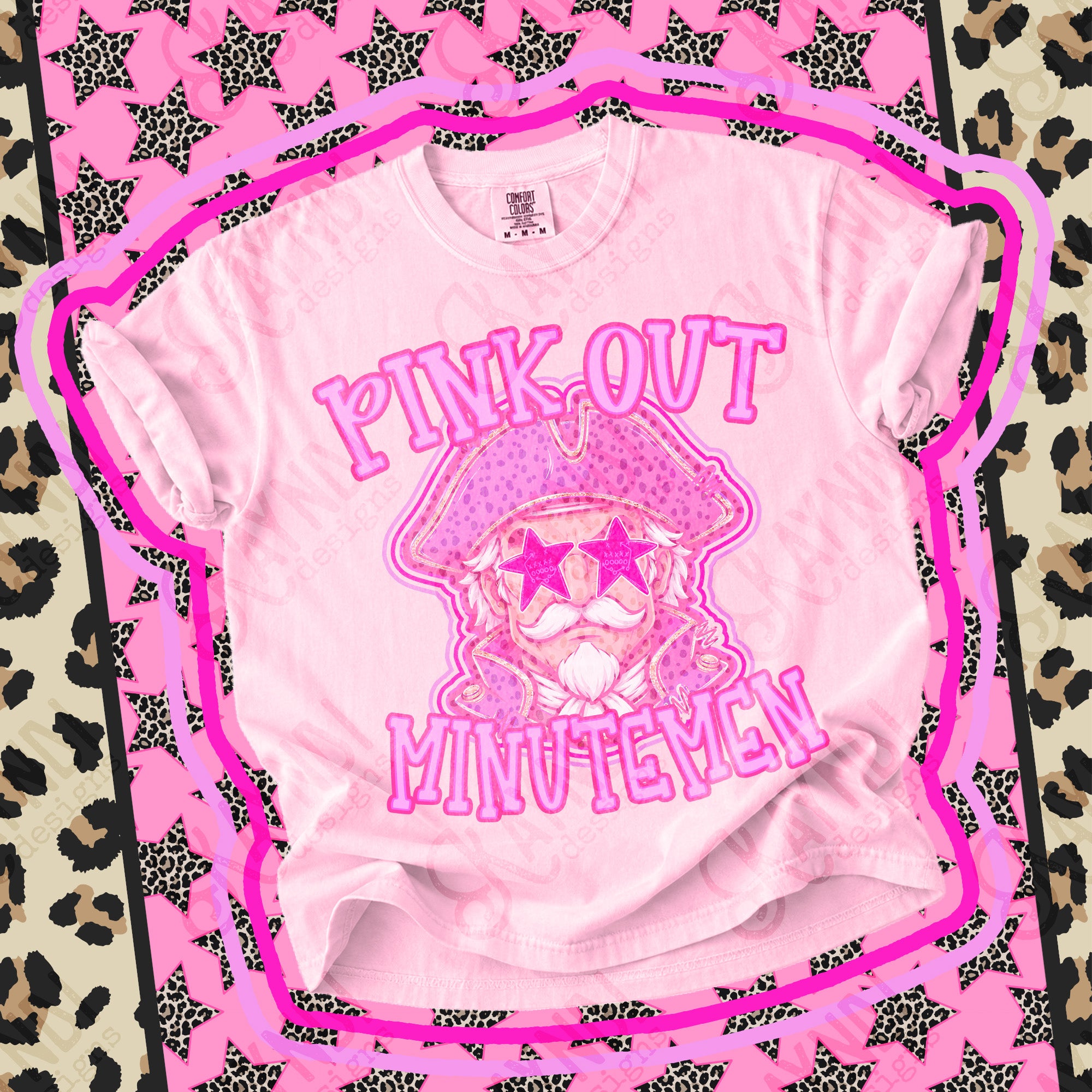 Pink Out Mascots Minutemen 2 mockup