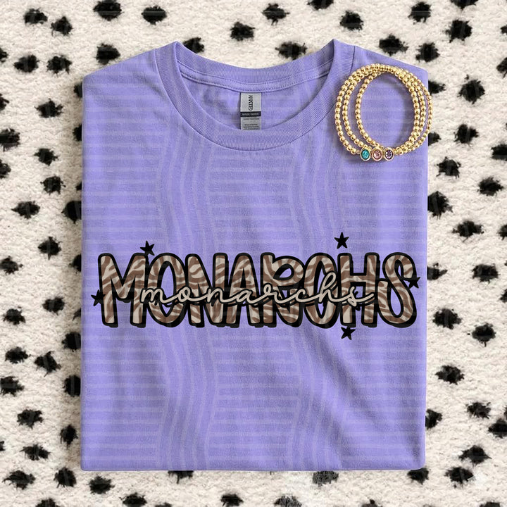 Monarchs Zebra Mascots DTF transfer