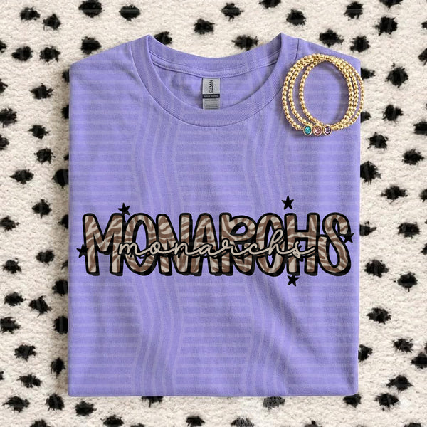 Zebra Mascots Monarchs design
