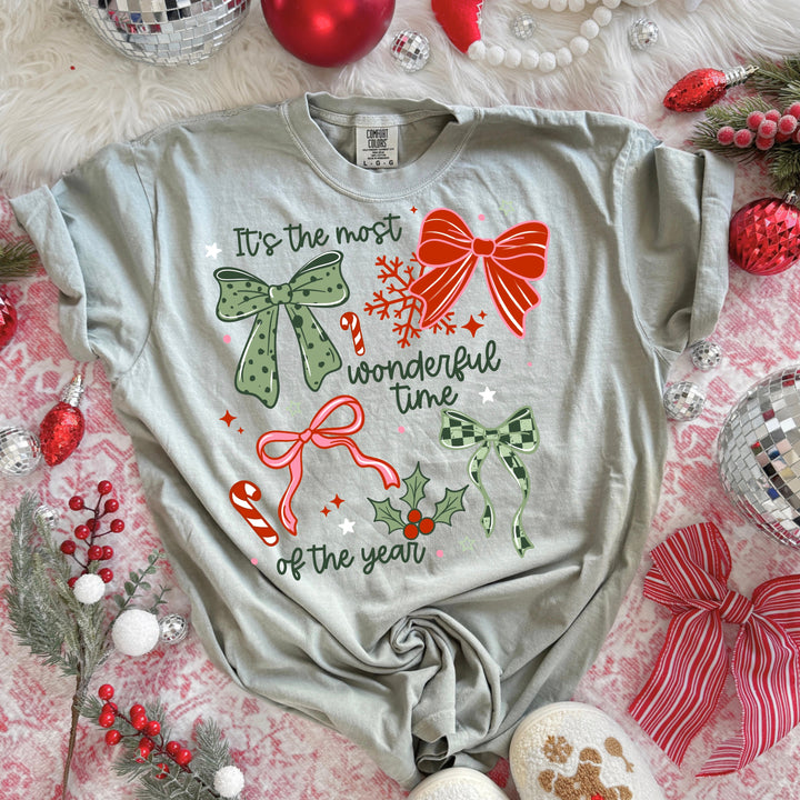 IT’S THE MOST WONDERFUL TIME OF YEAR BOWS mockup