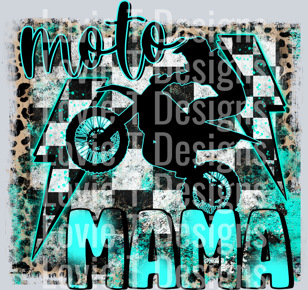 Moto Mama Teal
