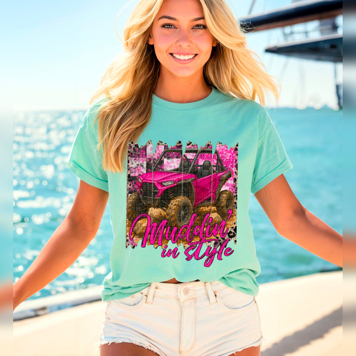 Muddin in Style – DTF Transfer