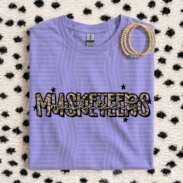 Zebra Mascots Musketeers design