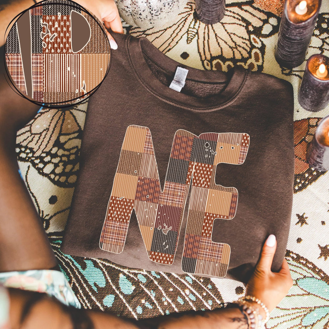 NE QUILTED DISTRESSED BROWNS