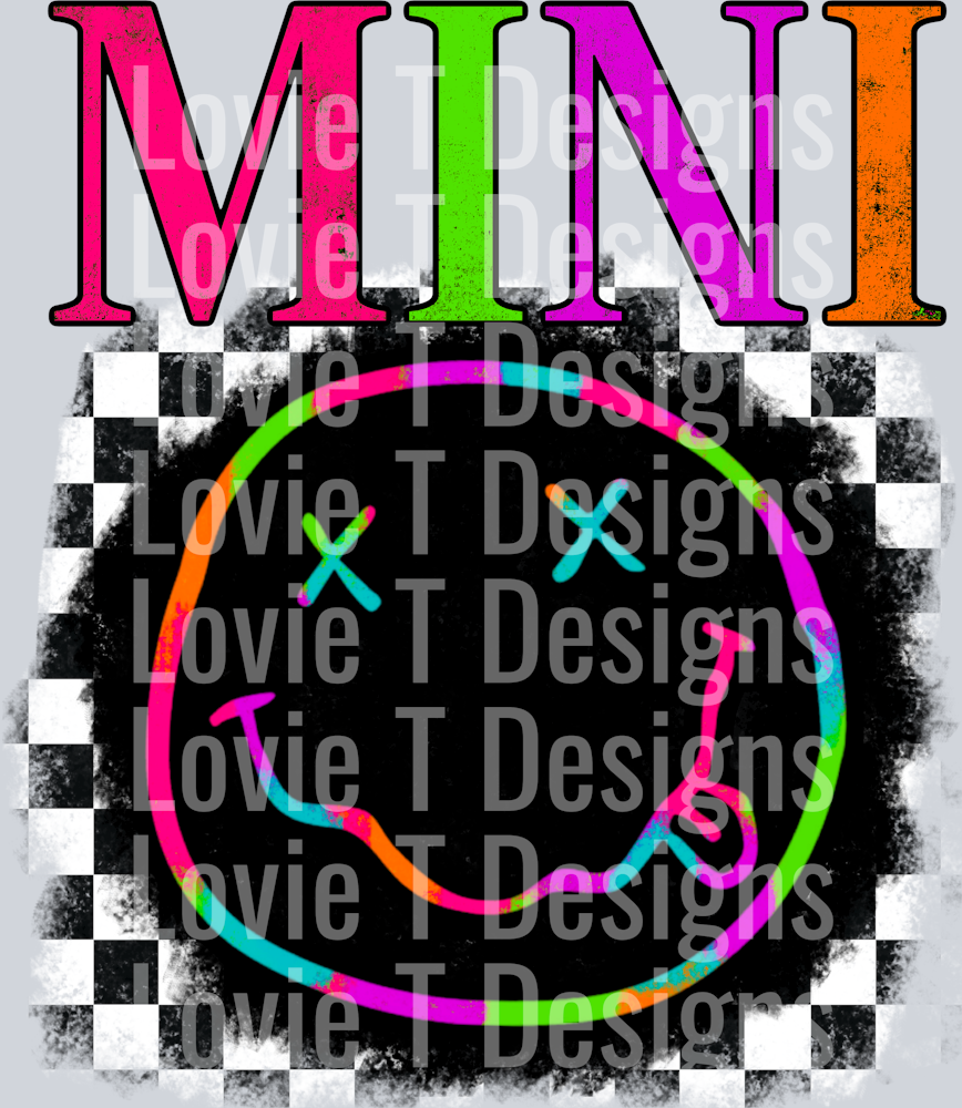 NEON AND CHECKERS MINI
